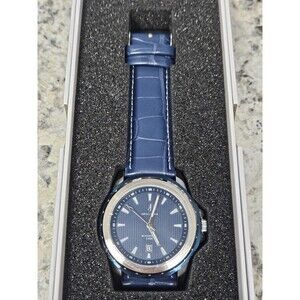 Bleumatin Austin Jageur Watch 42mm Quartz Blue New, Great Battery Father's Day